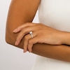 Thumbnail Image 2 of Vera Wang Love Collection 1.69 CT. T.W. Certified Lab-Grown Diamond Engagement Ring with Blue Sapphires in 14K White Gold