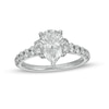 Thumbnail Image 0 of TRUE Lab-Created Diamonds by Vera Wang Love 2.23 CT. T.W. Collar Engagement Ring in 14K White Gold