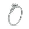Thumbnail Image 3 of 0.20 CT. T.W. Marquise Diamond Sunburst Vintage-Style Promise Ring in 10K White Gold