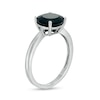 Thumbnail Image 2 of 2.95 CT. Black Enhanced Diamond Solitaire Engagement Ring in 10K White Gold