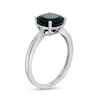 Thumbnail Image 3 of 2.95 CT. Black Enhanced Diamond Solitaire Engagement Ring in 10K White Gold