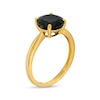 Thumbnail Image 2 of 2.95 CT. Black Enhanced Diamond Solitaire Engagement Ring in 10K Gold