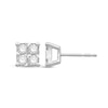 Thumbnail Image 1 of 0.45 CT. T.W. Quad Diamond Square-Shaped Stud Earrings in 10K White Gold