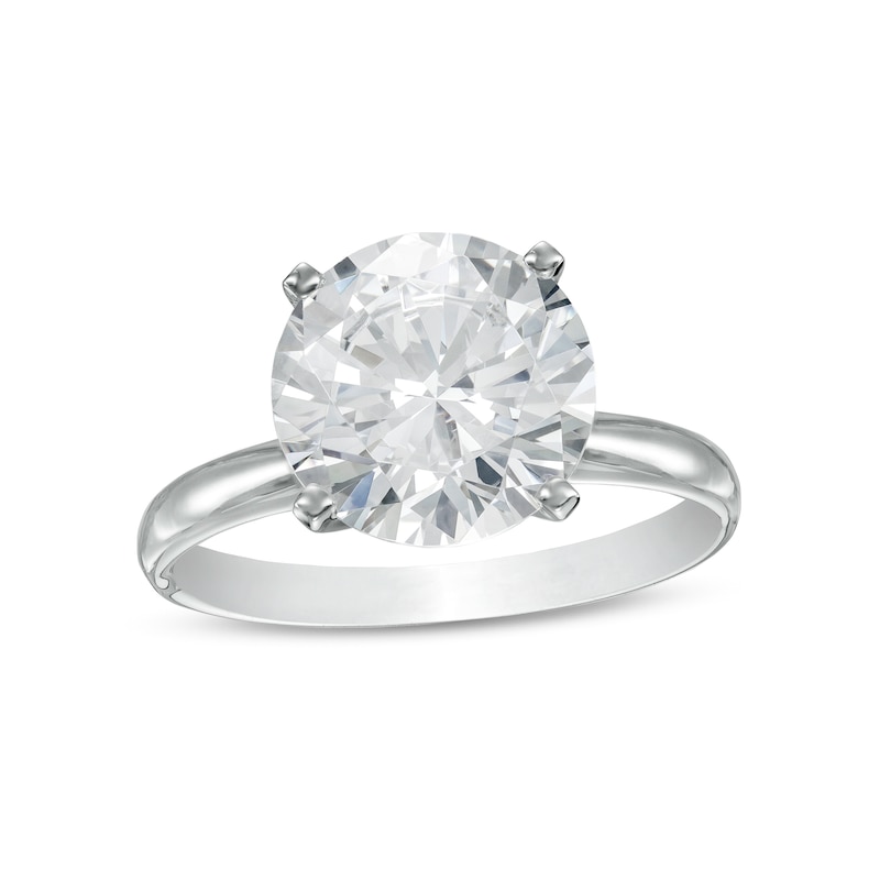 4.00 CT. Certified Diamond Solitaire Engagement Ring in 14K White Gold (I/I1)|Peoples Jewellers