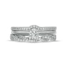 Thumbnail Image 3 of 0.45 CT. T.W. Diamond Twist Three Piece Bridal Set in 10K White Gold (J/I3)