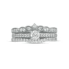 Thumbnail Image 4 of 0.58 CT. T.W. Diamond Contour Tiara Three Piece Bridal Set in 10K White Gold (J/I3)