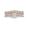 Thumbnail Image 3 of 0.58 CT. T.W. Diamond Contour Tiara Three Piece Bridal Set in 10K Rose Gold (J/I3)