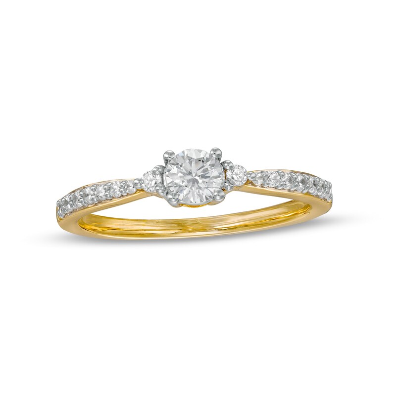0.37 CT. T.W. Diamond Engagement Ring in 10K Gold (J/I3)