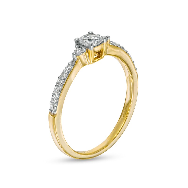 0.37 CT. T.W. Diamond Engagement Ring in 10K Gold (J/I3)