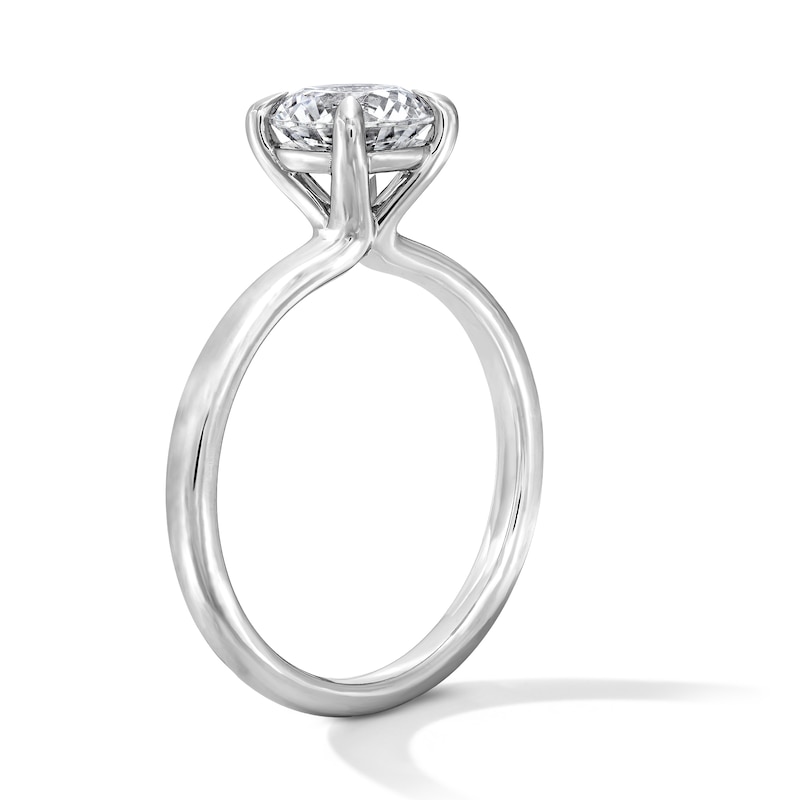 CT. Certified Lab-Grown Diamond Solitaire Engagement Ring 14K Gold (F/SI2