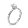 Thumbnail Image 2 of 0.50 CT. Certified Pear-Shaped Lab-Created Diamond Solitaire Engagement Ring in 14K White Gold (F/SI2)