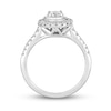 Thumbnail Image 2 of 0.74 CT. T.W. Diamond Frame Engagement Ring in 14K White Gold