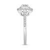 Thumbnail Image 3 of 0.74 CT. T.W. Diamond Frame Engagement Ring in 14K White Gold
