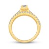 0.95 CT. T.W. Diamond Beaded Frame Bridal Set in 14K Gold