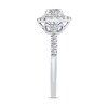 Thumbnail Image 3 of 0.95 CT. T.W. Diamond Frame Engagement Ring in 14K Two-Tone Gold