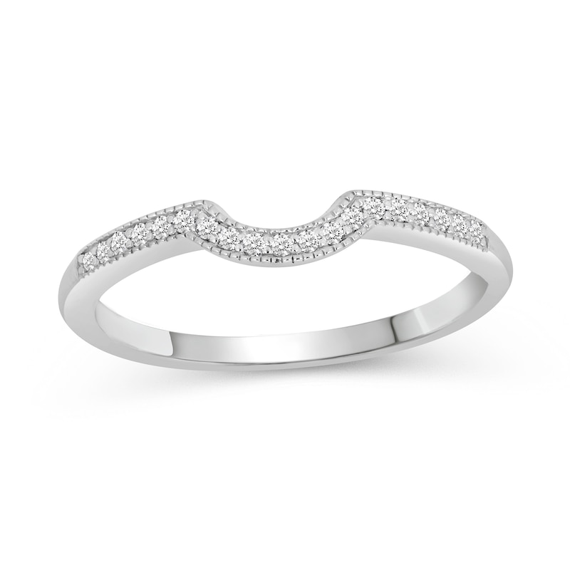 Main Image 4 of 0.90 CT. T.W. Diamond Flower Frame Marquise-Shaped Collar Bridal Set in 14K White Gold