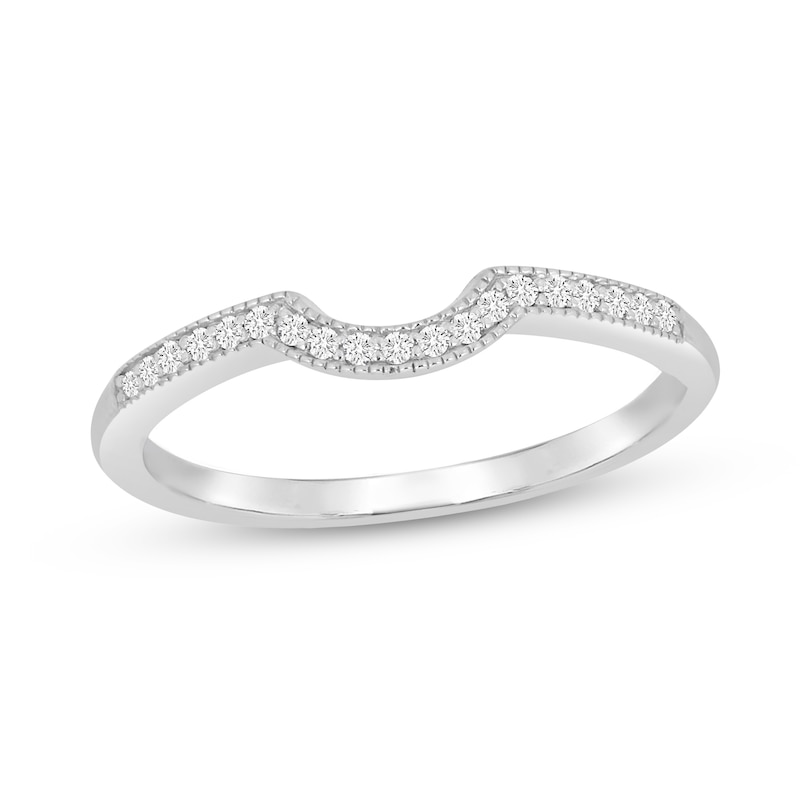 Main Image 6 of 0.90 CT. T.W. Diamond Flower Frame Marquise-Shaped Collar Bridal Set in 14K White Gold