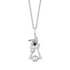 Thumbnail Image 1 of Disney Treasures Bambi 0.085 CT. T.W. Diamond Thumper in Sterling Silver – 19"