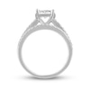 0.95 CT. T.W. Composite Diamond Split Shank Bridal Set in 14K White Gold