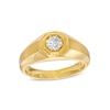 Thumbnail Image 0 of Men's 0.50 CT. Certified Lab-Created Diamond Solitaire Wedding Band in 14K Gold (F/SI2)