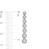 Thumbnail Image 2 of Marilyn Monroe™ Collection 0.50 CT. T.W. Diamond Graduated Drop Earrings in 10K White Gold
