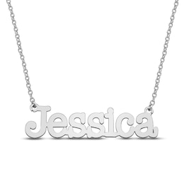 Typewriter Name Necklace (1 Line)