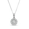 Thumbnail Image 0 of 1.00 CT. T.W. Certified Lab-Created Diamond Frame Pendant in 14K White Gold (F/SI2)