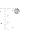 Thumbnail Image 3 of 1.00 CT. T.W. Certified Lab-Grown Diamond Frame Stud Earrings in 14K White Gold (F/SI2)