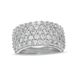 3.00 CT. T.W. Certified Lab-Grown Diamond Band in 14K White Gold (F/SI2)