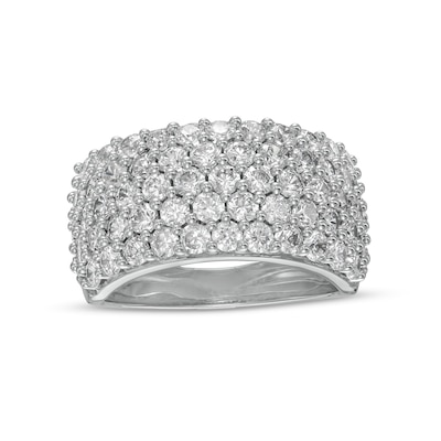 3.00 CT. T.W. Certified Lab-Created Diamond Band in 14K White Gold (F/SI2)