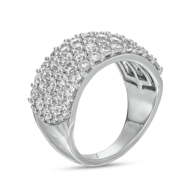 3.00 CT. T.W. Certified Lab-Created Diamond Band in 14K White Gold (F/SI2)