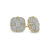 Thumbnail Image 1 of 0.45 CT. T.W. Diamond King Crown-Top Stud Earrings in 10K Gold