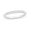 Thumbnail Image 0 of 0.12 CT. T.W. Diamond Anniversary Band in 14K White Gold
