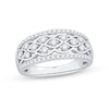 0.45 CT. T.W. Diamond Lattice Ring in 10K White Gold
