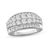 Thumbnail Image 0 of 3.00 CT. T.W. Diamond Double Row Anniversary Band in 14K White Gold