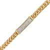 Men's 2.00 CT. T.W. Diamond ID Bracelet in 10K Gold - 8.5"
