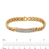 Men's 2.00 CT. T.W. Diamond ID Bracelet in 10K Gold - 8.5"