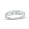 Thumbnail Image 0 of TRUE Lab-Created Diamonds by Vera Wang Love 1.95 CT. T.W. Seven Stone Anniversary Band in 14K White Gold