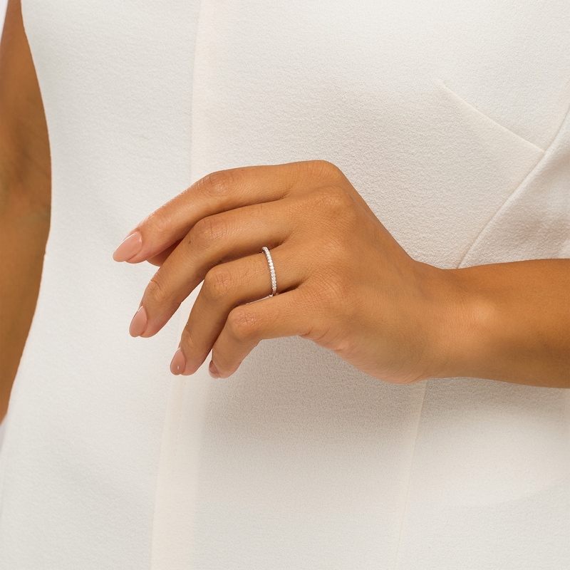Main Image 2 of TRUE Lab-Grown Diamonds by Vera Wang Love 0.45 CT. T.W. Anniversary Band in 14K White Gold