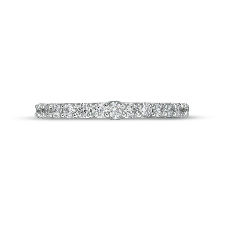 Main Image 4 of TRUE Lab-Grown Diamonds by Vera Wang Love 0.45 CT. T.W. Anniversary Band in 14K White Gold
