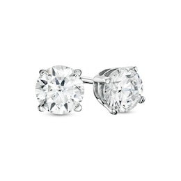 1.00 CT. T.W. Certified Lab-Grown Diamond Stud Earrings in 10K White Gold (I/SI2)