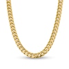 Thumbnail Image 0 of 12.6mm Cuban Curb Chain Necklace in Hollow 14K Gold - 30"