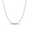 Thumbnail Image 0 of 3.5mm Figaro Chain Necklace in Hollow 14K Gold - 28"