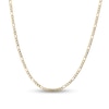 Thumbnail Image 1 of 3.5mm Figaro Chain Necklace in Hollow 14K Gold - 30"