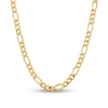 Thumbnail Image 0 of 8.5mm Figaro Chain Necklace in Hollow 14K Gold - 24"