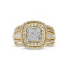 Thumbnail Image 3 of 1.00 CT. T.W. Composite Diamond Double Frame Engagement Ring in 10K Gold