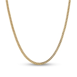 3.7mm Franco Snake Chain Necklace in Hollow 14K Gold - 18&quot;