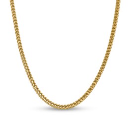 4.5mm Franco Snake Chain Necklace in Hollow 14K Gold - 24&quot;