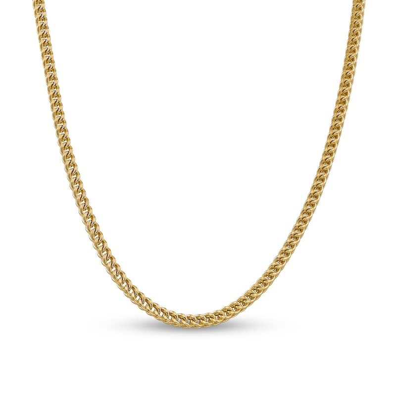 4.5mm Franco Snake Chain Necklace in Hollow 14K Gold - 26"