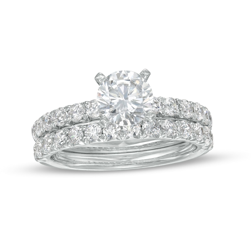 2.00 CT. T.W. Diamond Bridal Set in 14K White Gold (I/I2)